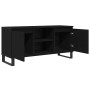 Gabinete de TV Roble Negro 104 x 35 x 50 cm