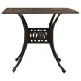 Bistrotisch und Stühle, 3-teilig, Aluminiumguss, bronzefarben von vidaXL, Gartensets - Ref: Foro24-3070577, Preis: 566,24 €, ...