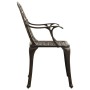 Bistrotisch und Stühle 5 Stück Aluminiumguss Bronzefarbe von vidaXL, Gartensets - Ref: Foro24-3070607, Preis: 599,06 €, Rabat...
