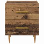 Armario de Noche con cajón 2 pcs Madera Vieja 40 x 35 x 47,5 cm