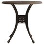 Bistrotisch und Stühle 5 Stück Aluminiumguss Bronzefarbe von vidaXL, Gartensets - Ref: Foro24-3070607, Preis: 599,06 €, Rabat...