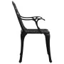 Bistro table and chairs 3 pieces black cast aluminum by vidaXL, Garden sets - Ref: Foro24-3070587, Price: 443,47 €, Discount: %