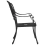 Bistro table and chairs 3 pieces black cast aluminum by vidaXL, Garden sets - Ref: Foro24-3070587, Price: 443,47 €, Discount: %