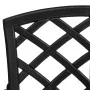 Bistro table and chairs 3 pieces black cast aluminum by vidaXL, Garden sets - Ref: Foro24-3070587, Price: 443,47 €, Discount: %