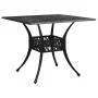 Bistro table and chairs 3 pieces black cast aluminum by vidaXL, Garden sets - Ref: Foro24-3070587, Price: 443,47 €, Discount: %