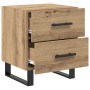 Cajoneras de Noche 2 pcs Roble artisan 40 x 35 x 47.5 cm