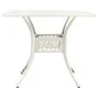 Bistro table and chairs 5 pieces white cast aluminum by vidaXL, Garden sets - Ref: Foro24-3070615, Price: 718,07 €, Discount: %