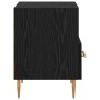 Mesa de Noche con cajón 2 pcs Negro 40 x 35 x 47.5 cm