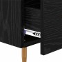 Mesa de Noche con cajón 2 pcs Negro 40 x 35 x 47.5 cm