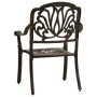 Bistro table and chairs 5 pieces cast aluminum bronze color by vidaXL, Garden sets - Ref: Foro24-3070601, Price: 970,92 €, Di...