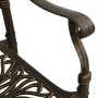 Bistrotisch und Stühle, 5 Stück, Aluminiumguss, bronzefarben von vidaXL, Gartensets - Ref: Foro24-3070601, Preis: 952,68 €, R...