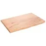Encimera de baño madera maciza tratada marrón claro 60x40x2 cm de vidaXL, Encimeras - Ref: Foro24-3156104, Precio: 45,77 €, D...