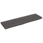 Dark brown treated wood bathroom countertop 100x30x(2-4) cm by vidaXL, Countertops - Ref: Foro24-3156222, Price: 51,40 €, Dis...