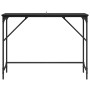 Mesa Consola Roble Negro 100 x 32 x 75 cm Madera contrachapada