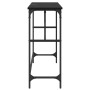 Mesa Consola Roble Negro 100 x 32 x 75 cm Madera contrachapada