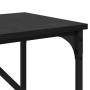 Mesa Consola Roble Negro 100 x 32 x 75 cm Madera contrachapada