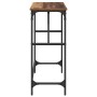 Mesa Consola Madera vieja 75 x 32 x 75 cm Madera contrachapada