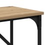 Mesa Consola Roble artisan 75 x 32 x 75 cm Madera contrachapada