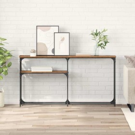 MesaConsola Madera vieja 145x22.5x75cm Madera contrachapada