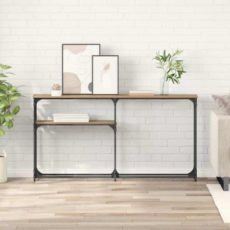 MesaConsola Roble artesanal 145 x 22,5 x 75 cm