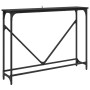 Mesa Consola Manual Roble negro 102 x 22.5 x 75 cm