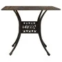 Bistro table and chairs 5-piece set, cast aluminum, bronze color. by vidaXL, Garden sets - Ref: Foro24-3070613, Price: 697,32...