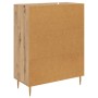 Vitrina Roble artesanal 69,5 x 34 x 90 cm Madera contrachapada