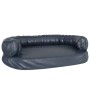 Dunkelblaues Hundebett aus Kunstleder Schaumstoff 88x65 cm von vidaXL, Betten für Hunde - Ref: Foro24-171315, Preis: 88,20 €,...