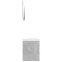 Badezimmermöbel-Set aus grauem Beton-Engineered-Holz von vidaXL, Badezimmermöbel - Ref: Foro24-3071598, Preis: 213,94 €, Raba...