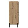 Vitrina Roble artesanal 69,5 x 34 x 90 cm Madera contrachapada