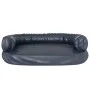 Cama para perros de espuma cuero sintético azul oscuro 88x65 cm de vidaXL, Camas para perros - Ref: Foro24-171315, Precio: 86...