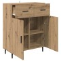 Vitrina Roble artesanal 69,5 x 34 x 90 cm Madera contrachapada