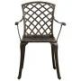Bistro table and chairs 5 pieces cast aluminum bronze color by vidaXL, Garden sets - Ref: Foro24-3070610, Price: 688,55 €, Di...