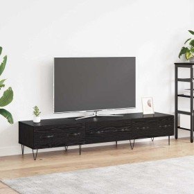 Gabinete de TV con cajón Roble negro 150 x 36 x 30 cm en Muebles TV | Comprar online en Foro24