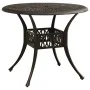 Bistro table and chairs 5 pieces cast aluminum bronze color by vidaXL, Garden sets - Ref: Foro24-3070610, Price: 688,55 €, Di...