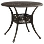 Bistrotisch und Stühle, 5 Stück, Aluminiumguss, bronzefarben von vidaXL, Gartensets - Ref: Foro24-3070610, Preis: 716,13 €, R...