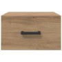 Armario de Noche con cajón Roble artisan 35 x 35 x 20 cm
