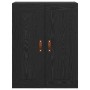 Armario de pared Roble Negro 69,5 x 34 x 90 cm