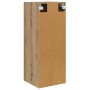 Armario de pared Roble artesanal 34,5 x 34 x 90 cm