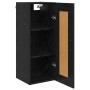 Armario de pared Roble Negro 34,5 x 34 x 90 cm