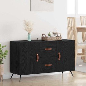 Vitrina Roble Negro 100 x 36 x 60 cm Madera contrachapada en Aparadores | Comprar online en Foro24