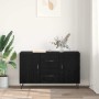 Vitrina Roble Negro 100 x 36 x 60 cm Madera contrachapada