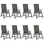 Gartensitzgruppe 9-teilig aus anthrazitgrauem Aluminium von vidaXL, Gartensets - Ref: Foro24-3070641, Preis: 822,87 €, Rabatt: %