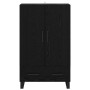 Alacena Roble Negro 69,5 x 30 x 115 cm Madera contrachapada