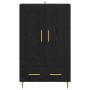 Alacena Roble Negro 69,5 x 31 x 115 cm Madera contrachapada