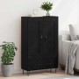 Alacena Roble Negro 69,5 x 31 x 115 cm Madera contrachapada