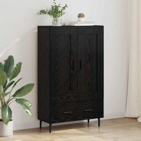 Alacena Roble Negro 69,5 x 31 x 115 cm Madera contrachapada