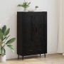 Alacena Roble Negro 69,5 x 31 x 115 cm Madera contrachapada
