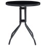 Juego de bistró de jardín 3 piezas negro y antracita de vidaXL, Conjuntos de jardín - Ref: Foro24-3070655, Precio: 242,21 €, ...