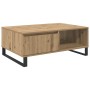 Mesa de Café Roble artisan 90 x 60 x 35 cm Madera contrachapada
